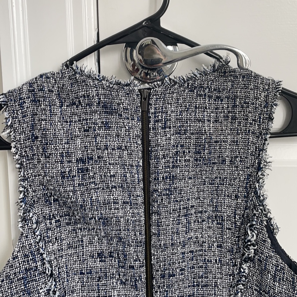 Banana republic shift dress blue Chanel style size 6 - Picture 7 of 8